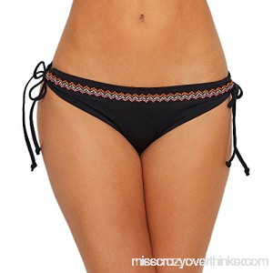 Freya Mariachi Side Tie Bikini Bottom Black B07B95RCDG